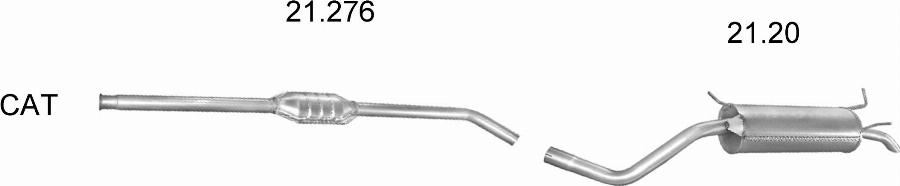 Edex 1735 - Система випуску ОГ autocars.com.ua