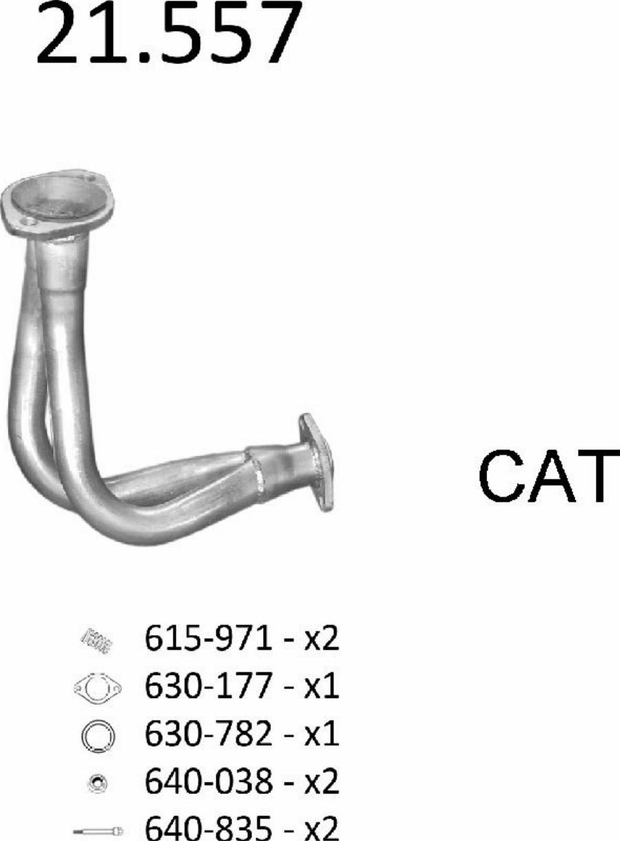 Edex 17.53 - Глушник вихлопних газів кінцевий autocars.com.ua