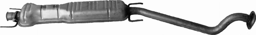 Edex 17.608 - Середній глушник вихлопних газів autocars.com.ua
