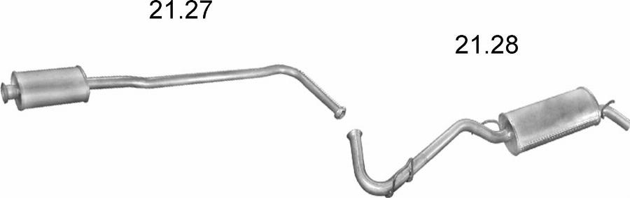 Edex 1763 - Система випуску ОГ autocars.com.ua