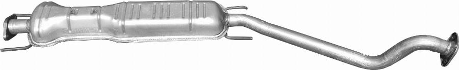 Edex 17.697 - Середній глушник вихлопних газів autocars.com.ua