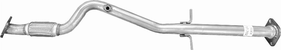 Edex 17.702 - Труба вихлопного газу autocars.com.ua