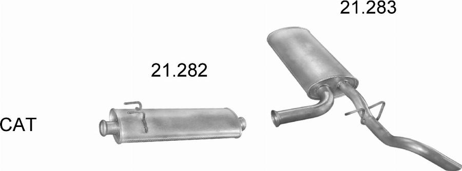 Edex 1773 - Система випуску ОГ autocars.com.ua