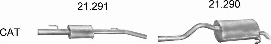 Edex 17.79 - Глушник вихлопних газів кінцевий autocars.com.ua