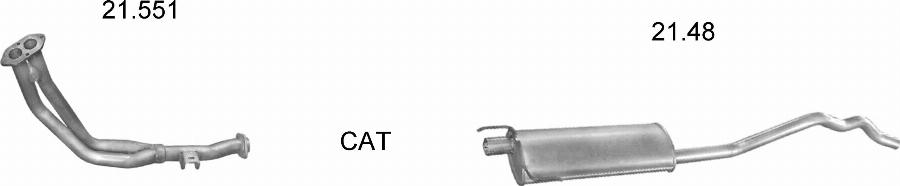 Edex 1790 - Система випуску ОГ autocars.com.ua