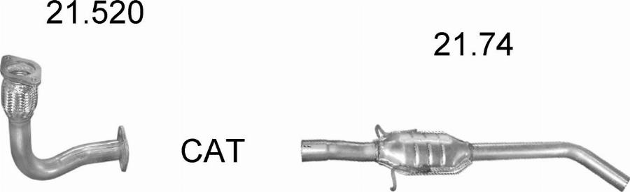 Edex 1806 - Система випуску ОГ autocars.com.ua