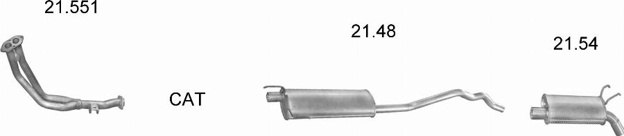 Edex 1810 - Система випуску ОГ autocars.com.ua