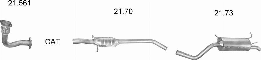 Edex 1815 - Система випуску ОГ autocars.com.ua