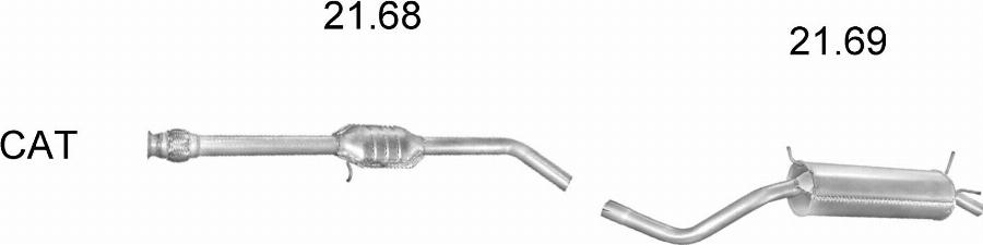 Edex 1818 - Система випуску ОГ autocars.com.ua
