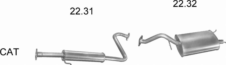 Edex 1831 - Система випуску ОГ autocars.com.ua