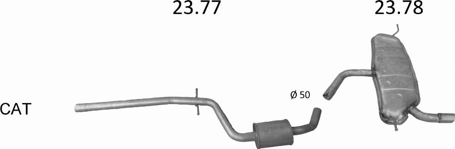 Edex 1885 - Система випуску ОГ autocars.com.ua
