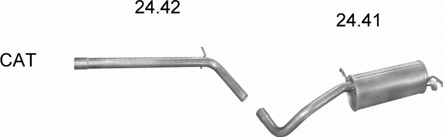 Edex 1917 - Система випуску ОГ autocars.com.ua