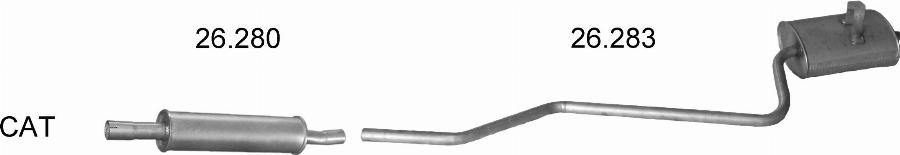 Edex 1955 - Система випуску ОГ autocars.com.ua