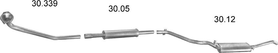 Edex 1970 - Система випуску ОГ autocars.com.ua