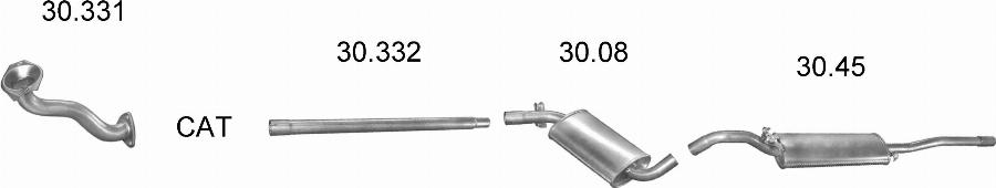 Edex 1990 - Система випуску ОГ autocars.com.ua