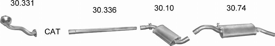 Edex 1994 - Система випуску ОГ autocars.com.ua