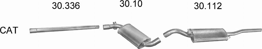 Edex 20.06 - Середній глушник вихлопних газів autocars.com.ua