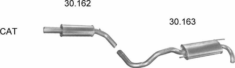 Edex 2041 - Система випуску ОГ autocars.com.ua