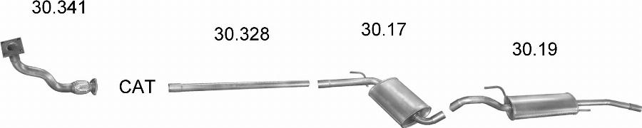 Edex 2044 - Система випуску ОГ autocars.com.ua