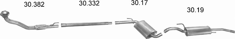 Edex 2046 - Система випуску ОГ autocars.com.ua