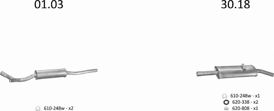 Edex 2048 - Система випуску ОГ autocars.com.ua