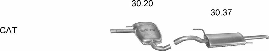 Edex 2061 - Система випуску ОГ autocars.com.ua