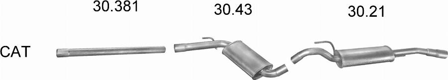 Edex 2067 - Система випуску ОГ autocars.com.ua