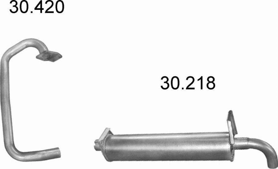 Edex 2081 - Система випуску ОГ autocars.com.ua