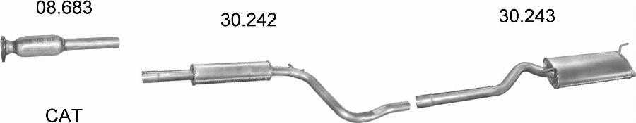 Edex 2104 - Система випуску ОГ autocars.com.ua