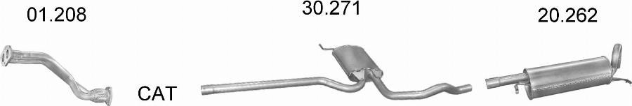 Edex 2116 - Система випуску ОГ autocars.com.ua