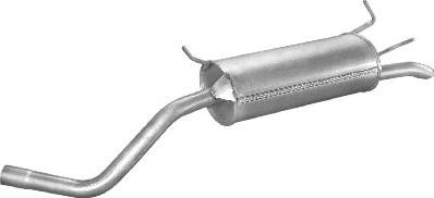 Edex 21.267 - Глушник вихлопних газів кінцевий autocars.com.ua