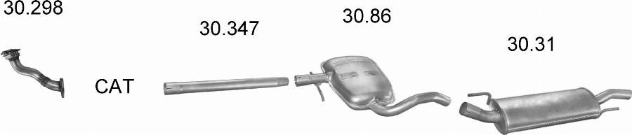 Edex 2134 - Система випуску ОГ autocars.com.ua