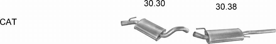 Edex 21.54 - Глушник вихлопних газів кінцевий autocars.com.ua