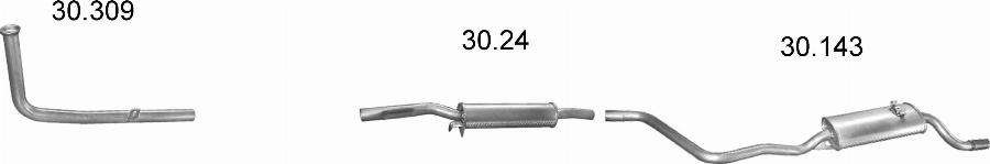 Edex 2164 - Система випуску ОГ autocars.com.ua