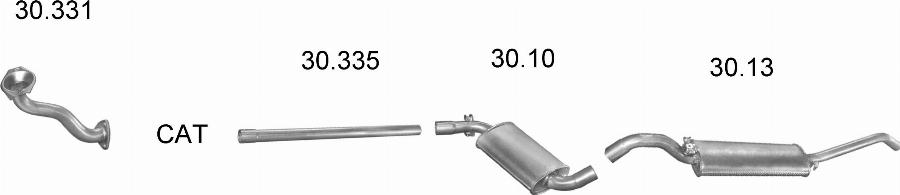 Edex 21.80 - Глушник вихлопних газів кінцевий autocars.com.ua