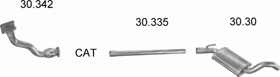 Edex 2184 - Система випуску ОГ autocars.com.ua