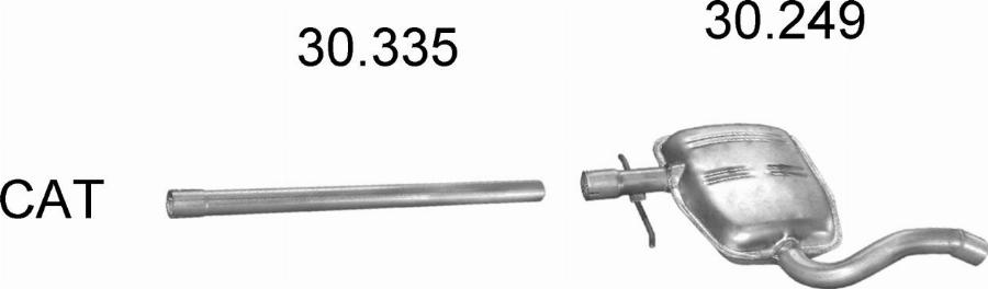 Edex 2185 - Система випуску ОГ autocars.com.ua