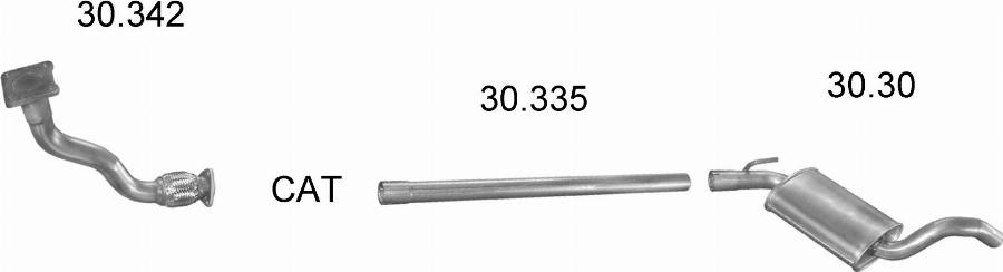 Edex 2188 - Система випуску ОГ autocars.com.ua