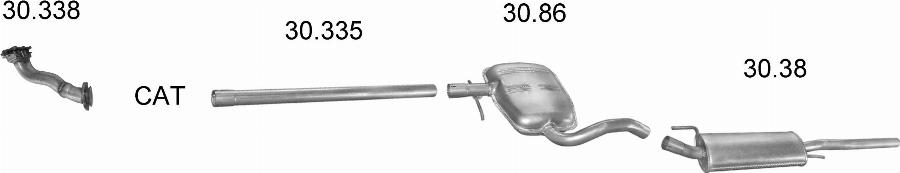 Edex 2192 - Система випуску ОГ autocars.com.ua