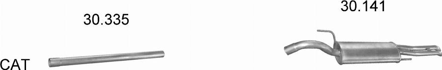 Edex 2208 - Система випуску ОГ autocars.com.ua