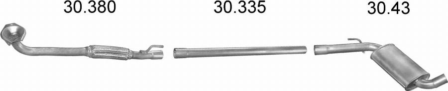 Edex 2210 - Система випуску ОГ autocars.com.ua