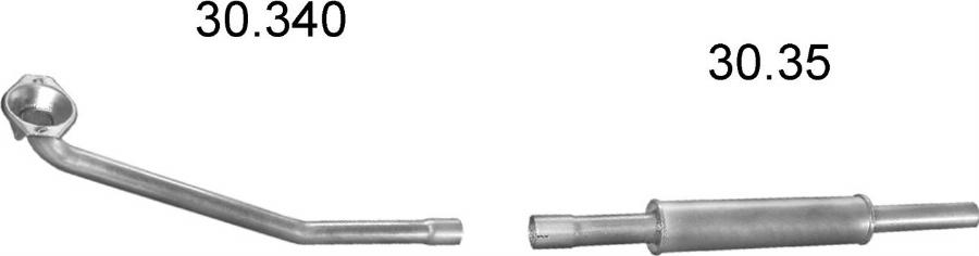 Edex 2215 - Система випуску ОГ autocars.com.ua