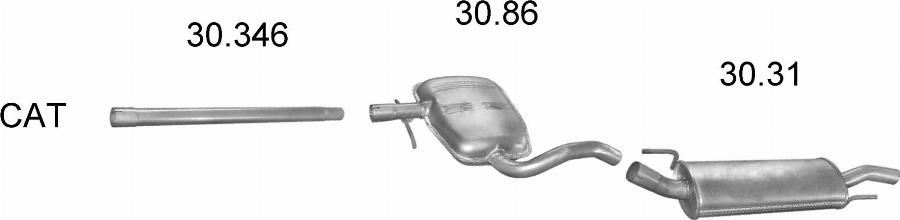 Edex 2217 - Система випуску ОГ autocars.com.ua