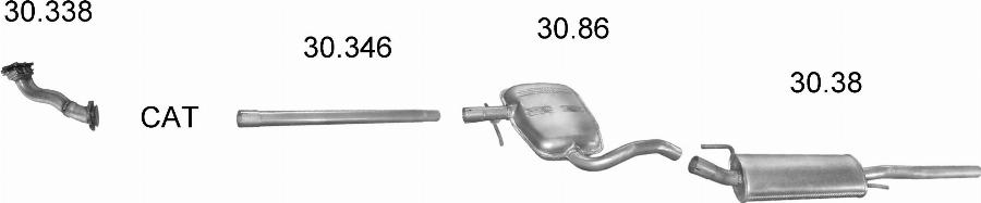 Edex 2218 - Система випуску ОГ autocars.com.ua