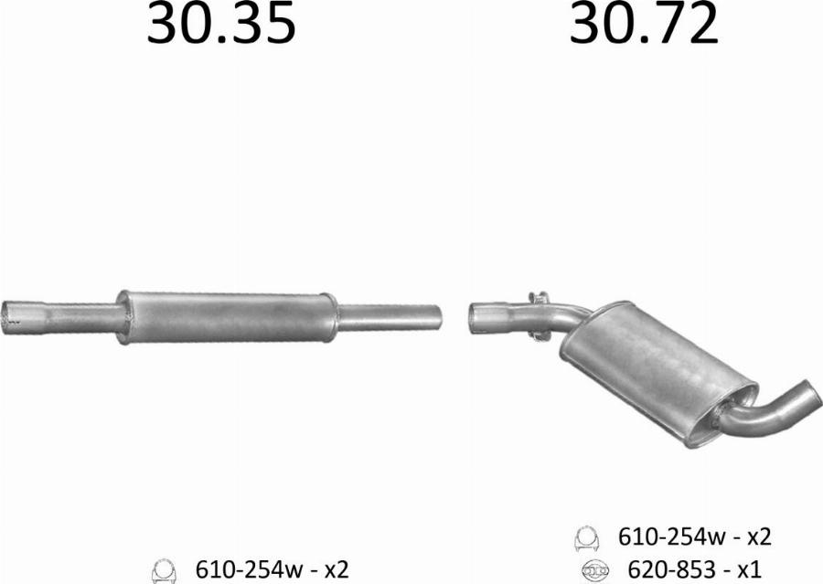 Edex 2219 - Система випуску ОГ autocars.com.ua