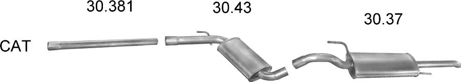 Edex 2234 - Система випуску ОГ autocars.com.ua