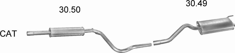 Edex 2245 - Система випуску ОГ autocars.com.ua