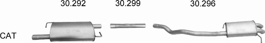 Edex 2321 - Система випуску ОГ autocars.com.ua