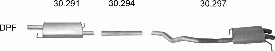 Edex 2325 - Система випуску ОГ autocars.com.ua