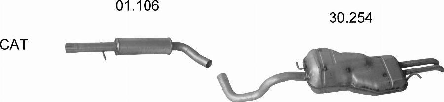 Edex 2340 - Система випуску ОГ autocars.com.ua